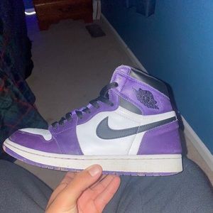Jordan 1 Court Purple